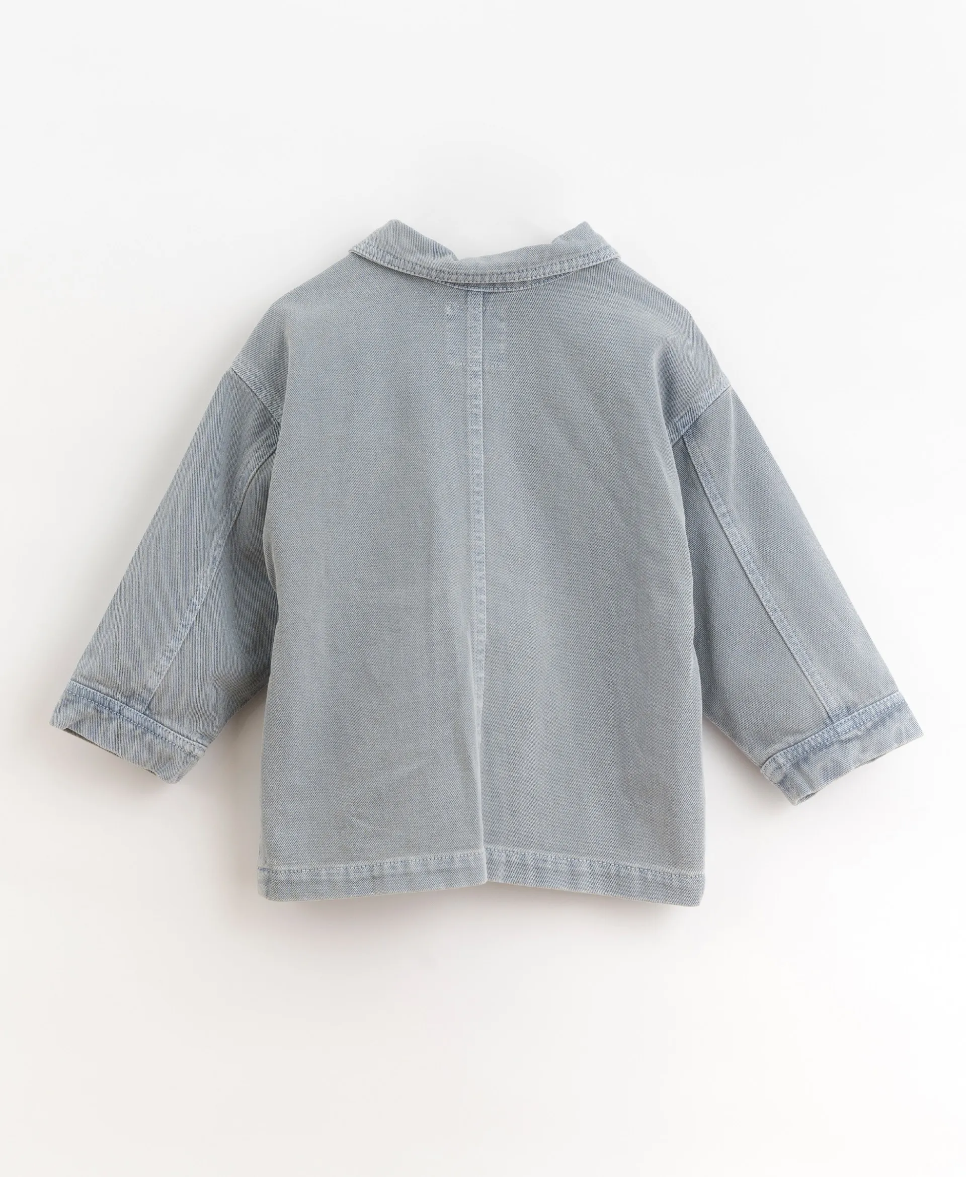 Chaqueta de sarga de algodón con bolsillos | Organic Care