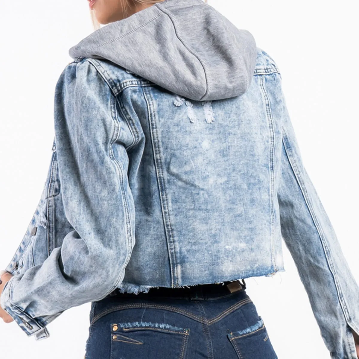 Chaqueta Denim Capota Smony
