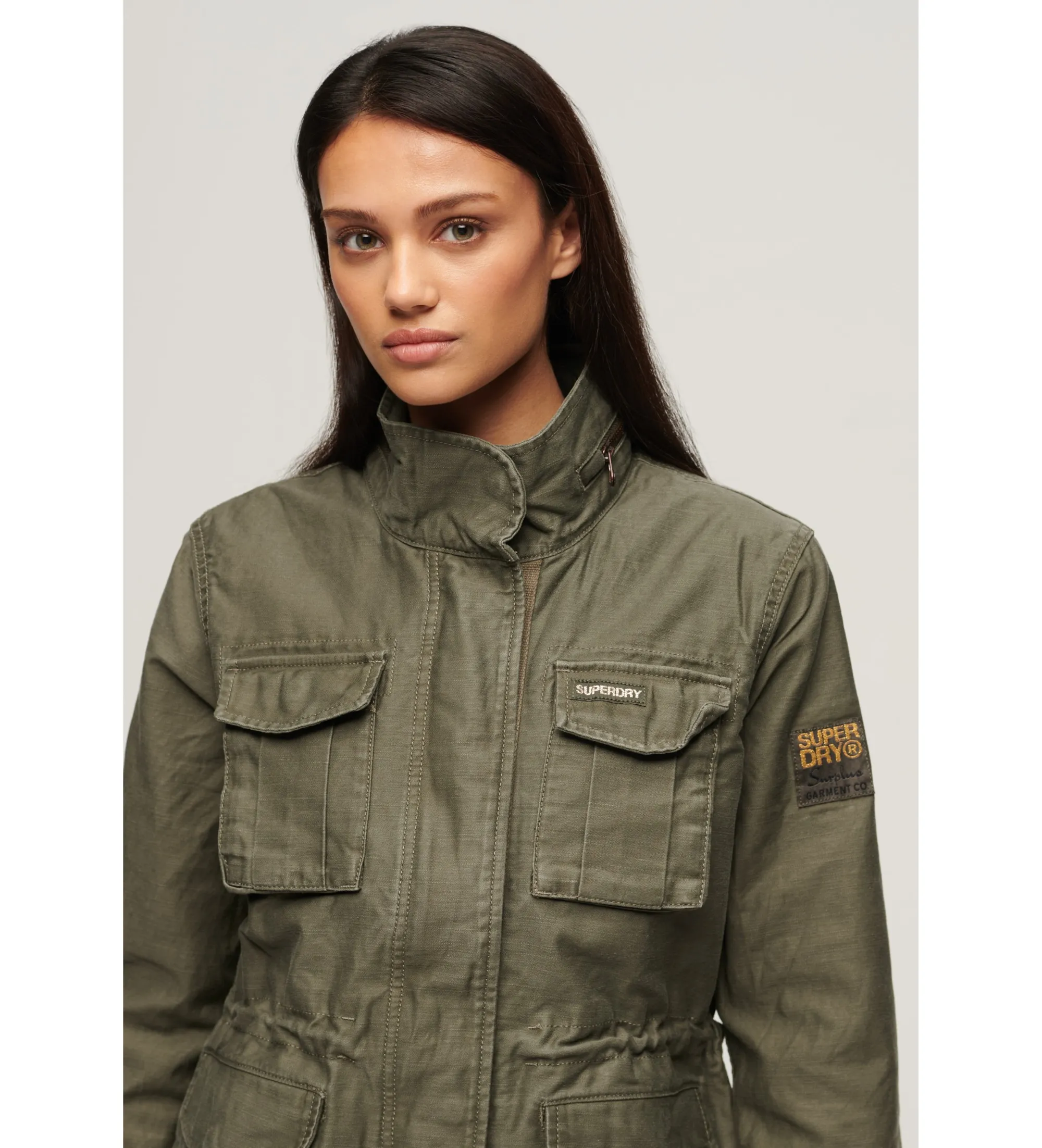 Chaqueta Embellished Classic M65 verde