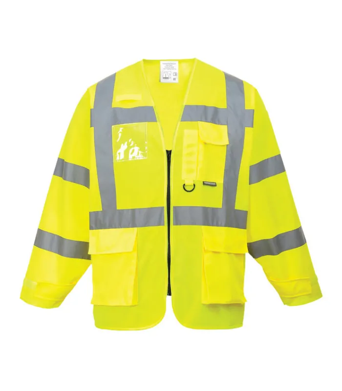 Chaqueta Executive de A.V con cremallera frontal y cintas reflectantes PORTWEST S475
