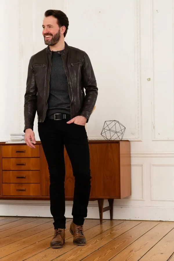 Chaqueta Hombre Daytona Seaborn Lamb Vita R Brown