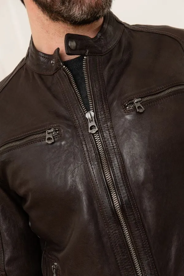 Chaqueta Hombre Daytona Seaborn Lamb Vita R Brown