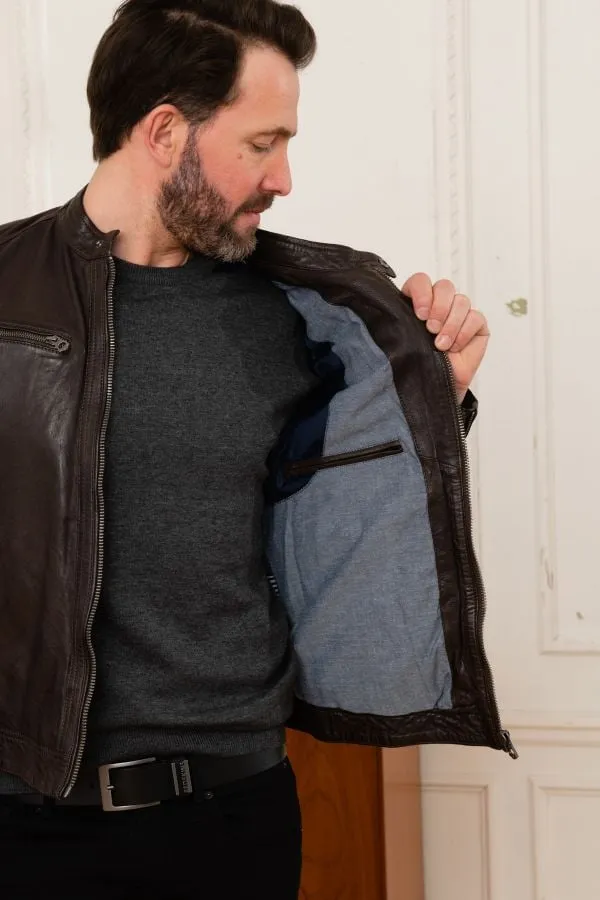 Chaqueta Hombre Daytona Seaborn Lamb Vita R Brown