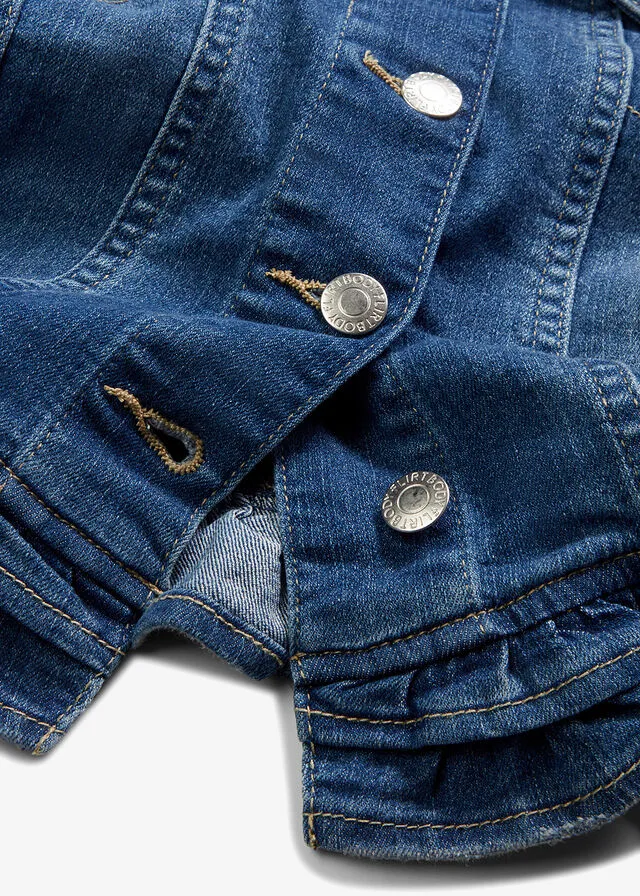Chaqueta vaquera con volantes Denim