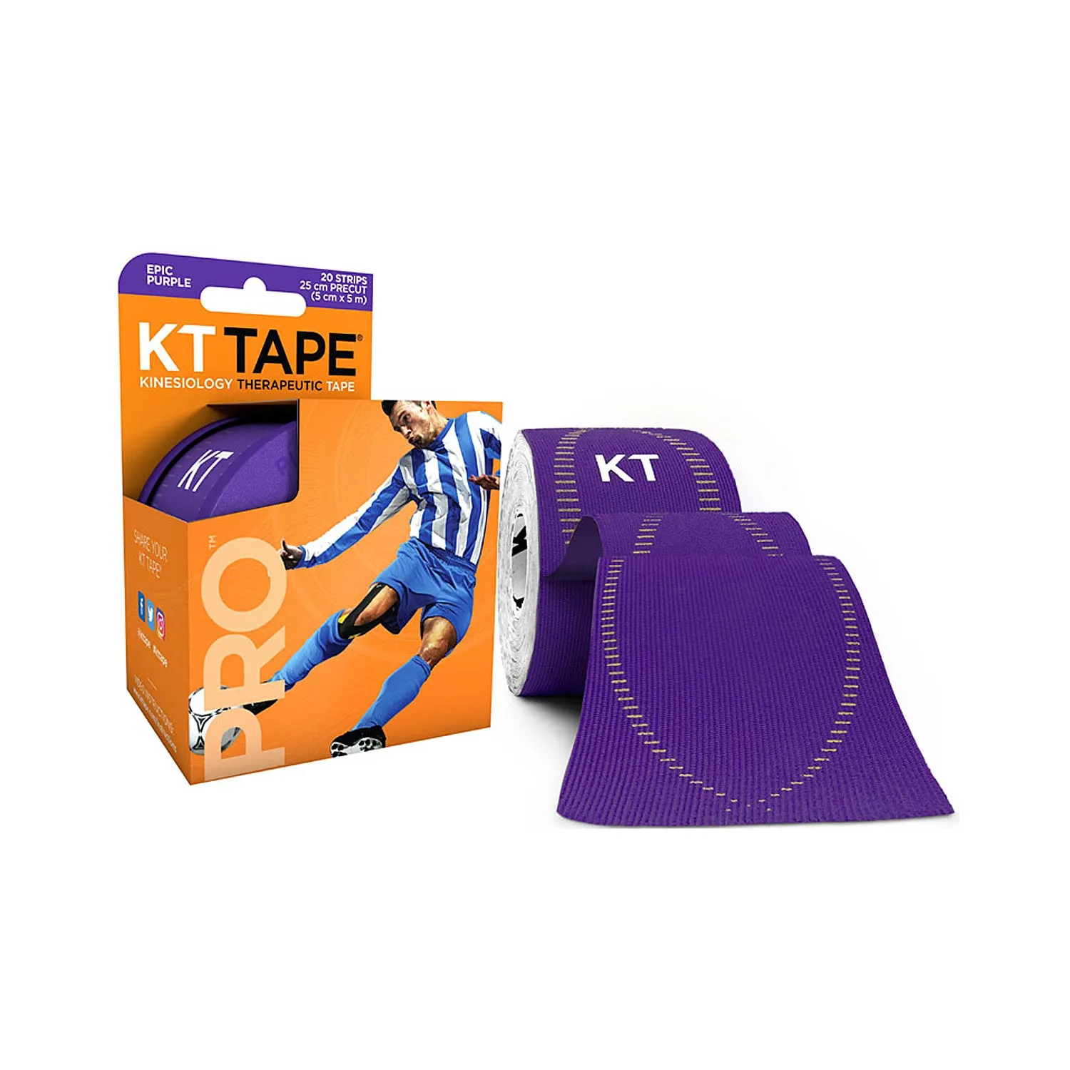 Cinta kinesiológica KT Tape Pro precortada