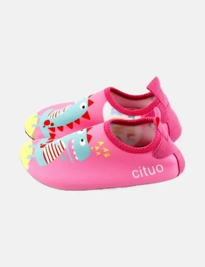 Cituo Escarpín multicolor estampado