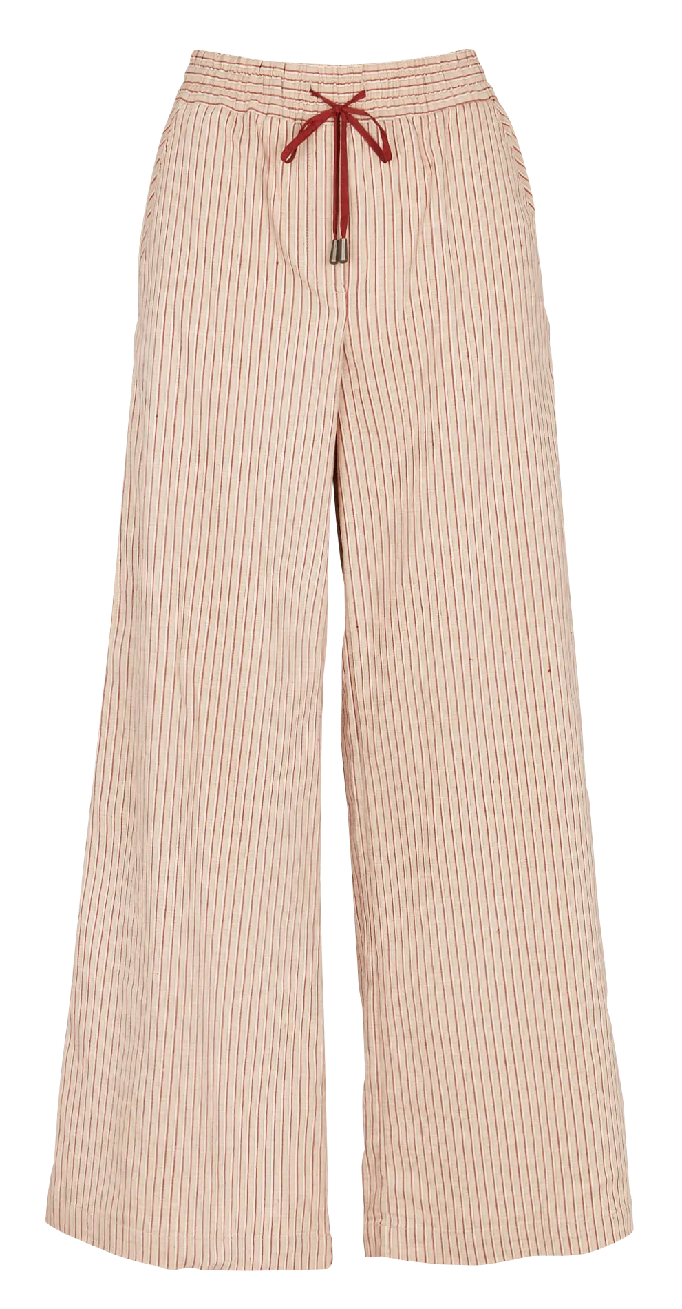 COTELAC Pantalón recto de mezcla de lino en marron