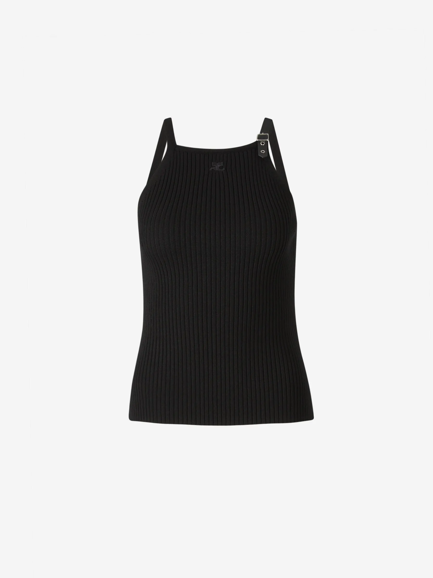 Courrèges Top Punto Canalé