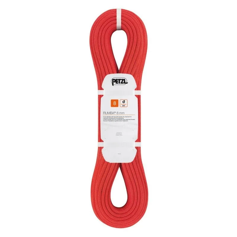 Cuerda doble PETZL Rumba 8MM (ROJO) 60M