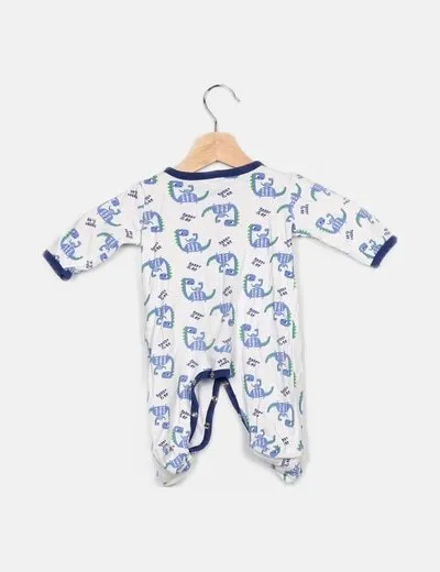 Cutie Pijama blanco estampado