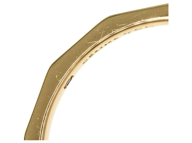 Céline Anillo de banda de oro amarillo de 18K con piedra interior Celine 