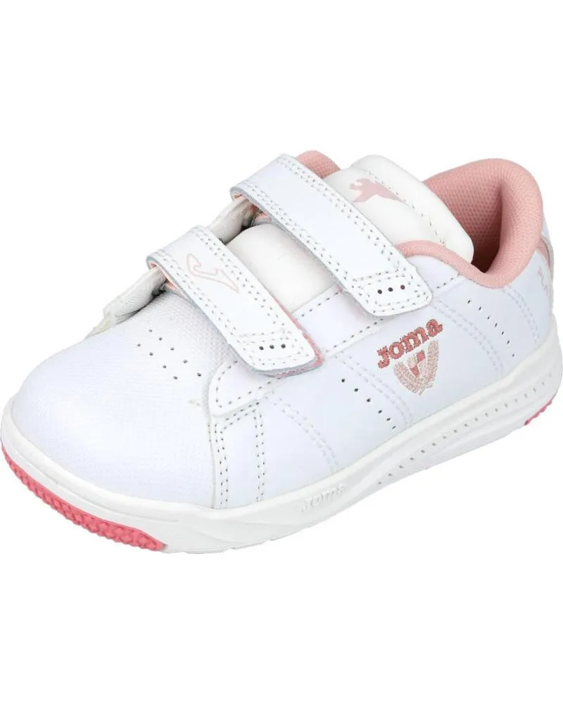 DEPORTIVAS DE NIñA JOMA PLAY JR 2207 ZAPATILLAS DEPORTIVAS NINA BLANCO  ROSA