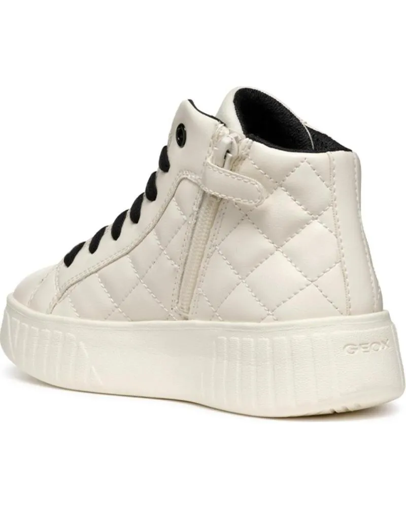 Deportivas GEOX  de Niña MODELO J46DVA  BLANCO