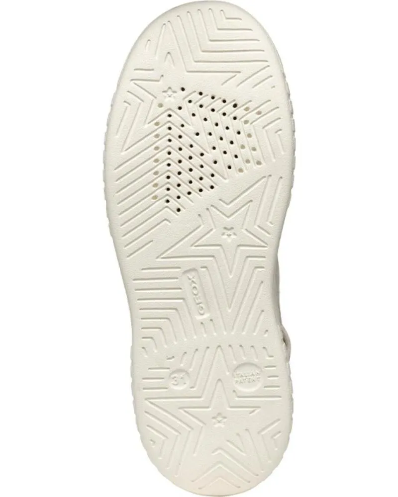 Deportivas GEOX  de Niña MODELO J46DVA  BLANCO