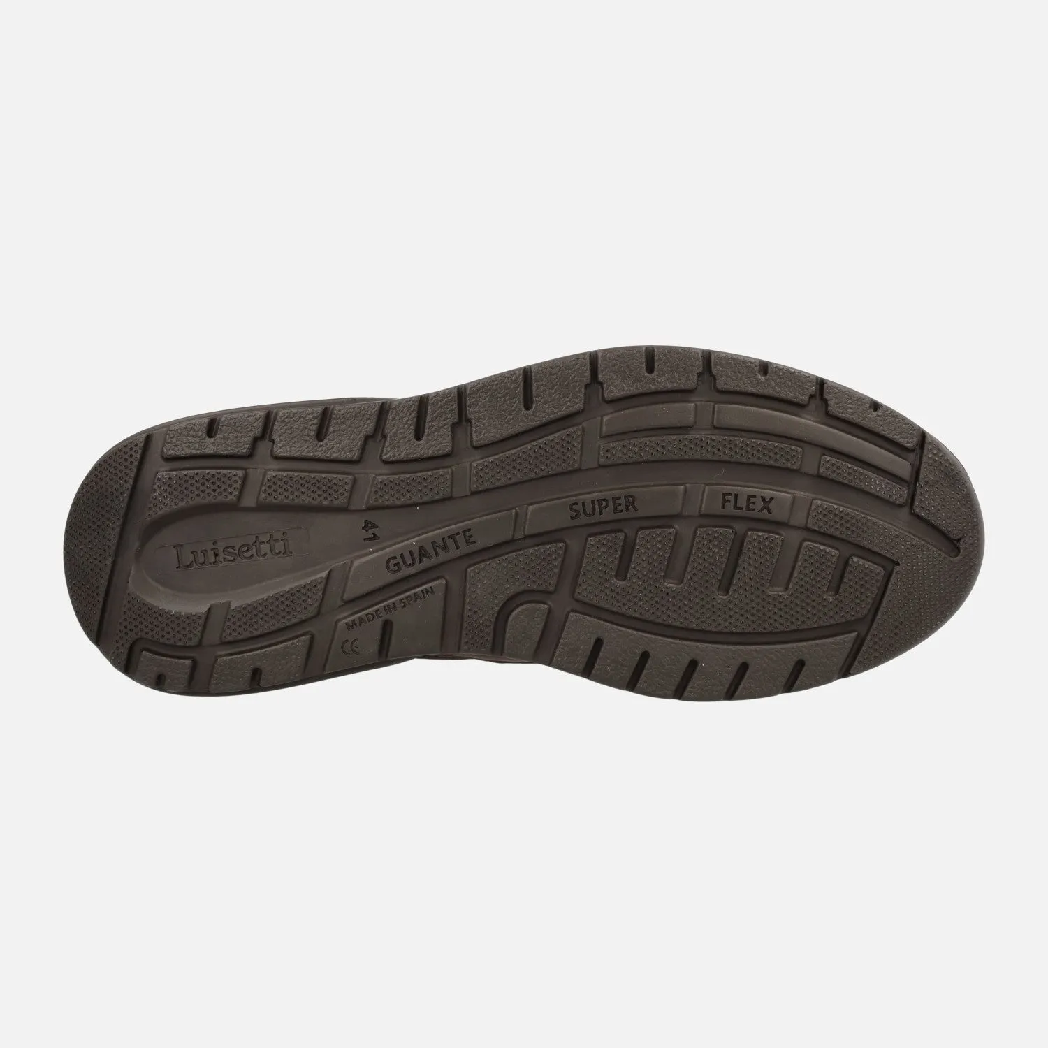 Deportivas para hombre confort en piel marrón