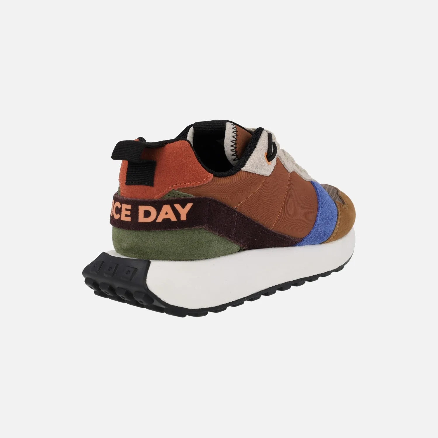 Deportivas retro Gioseppo Custer en combinado marrón