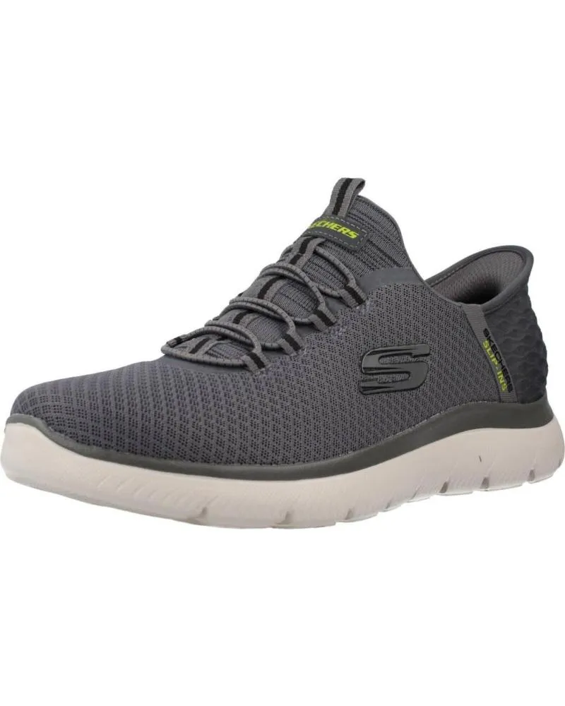 DEPORTIVAS SKECHERS  DE HOMBRE Y NIñO DEPORTIVAS 232457 SLIPINS CHARCOAL  GRIS