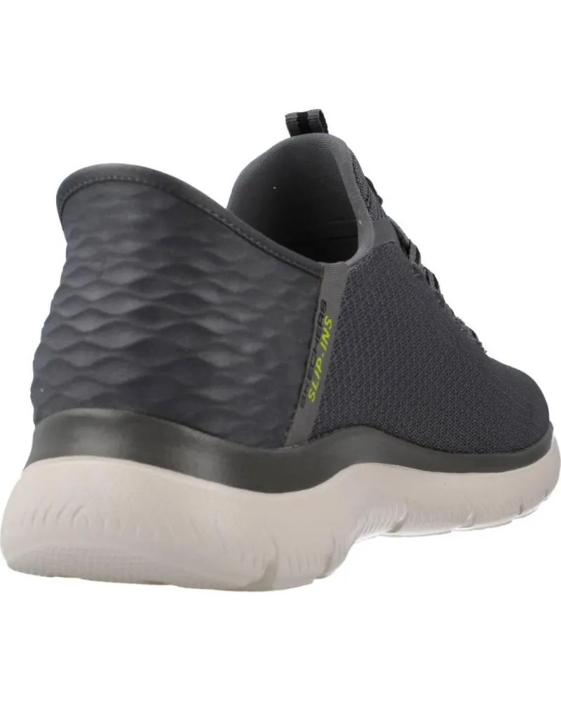 DEPORTIVAS SKECHERS  DE HOMBRE Y NIñO DEPORTIVAS 232457 SLIPINS CHARCOAL  GRIS