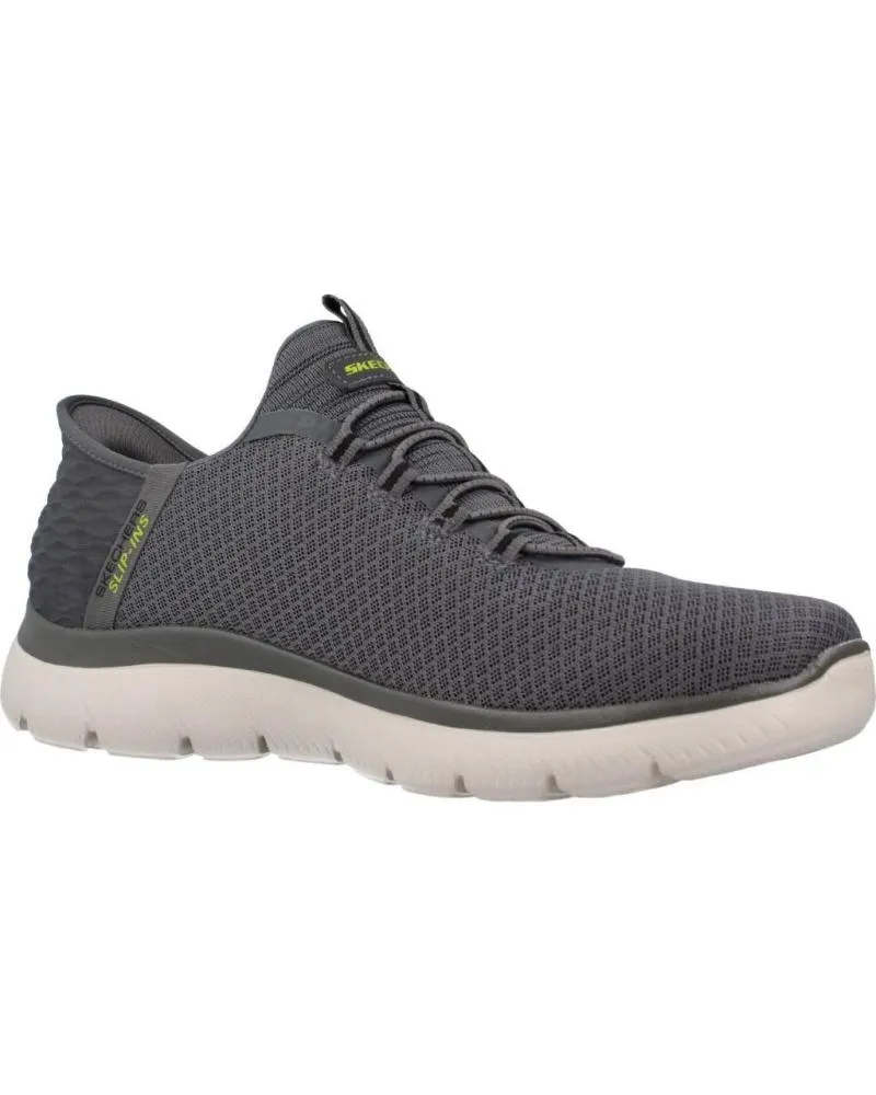DEPORTIVAS SKECHERS  DE HOMBRE Y NIñO DEPORTIVAS 232457 SLIPINS CHARCOAL  GRIS