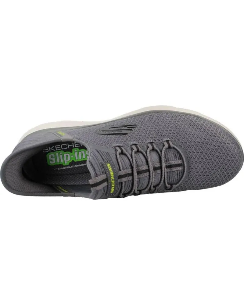 DEPORTIVAS SKECHERS  DE HOMBRE Y NIñO DEPORTIVAS 232457 SLIPINS CHARCOAL  GRIS