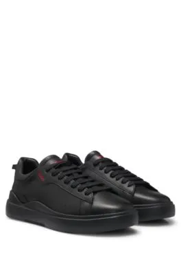 Deportivas tipo cupsole en piel lisa