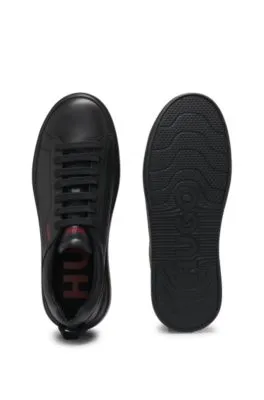 Deportivas tipo cupsole en piel lisa