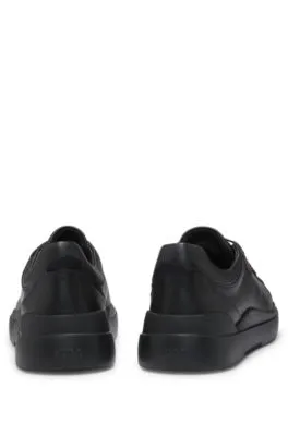 Deportivas tipo cupsole en piel lisa