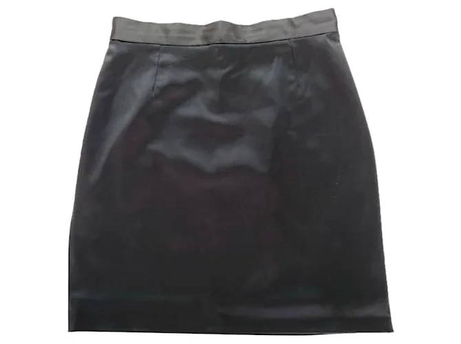Dolce & Gabbana falda de talle alto Negro 