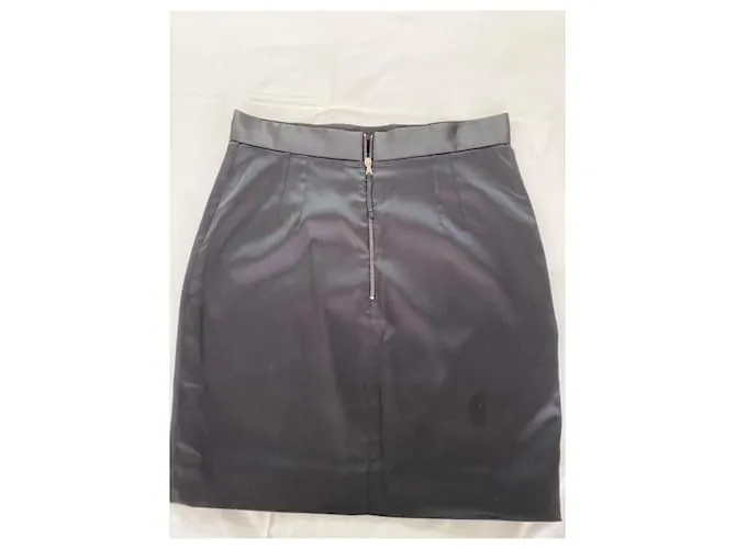 Dolce & Gabbana falda de talle alto Negro 