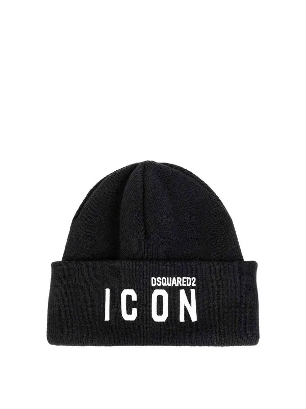 DSQUARED2 GORRO  NEGRO