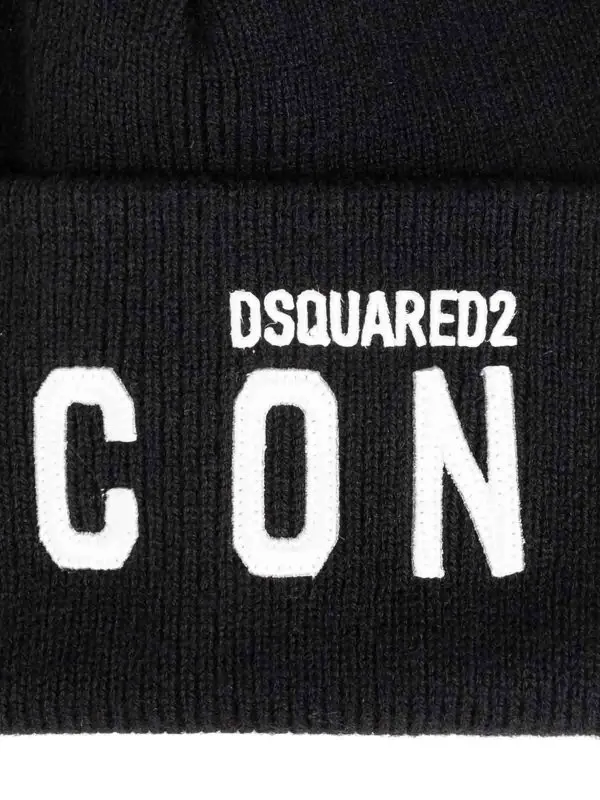 DSQUARED2 GORRO  NEGRO