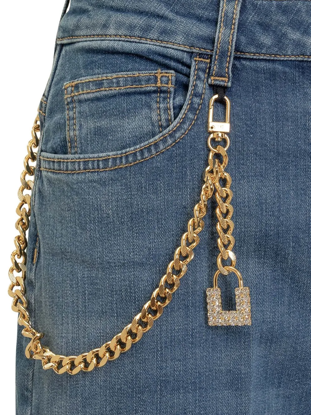 ELISABETTA FRANCHI Chain Jeans