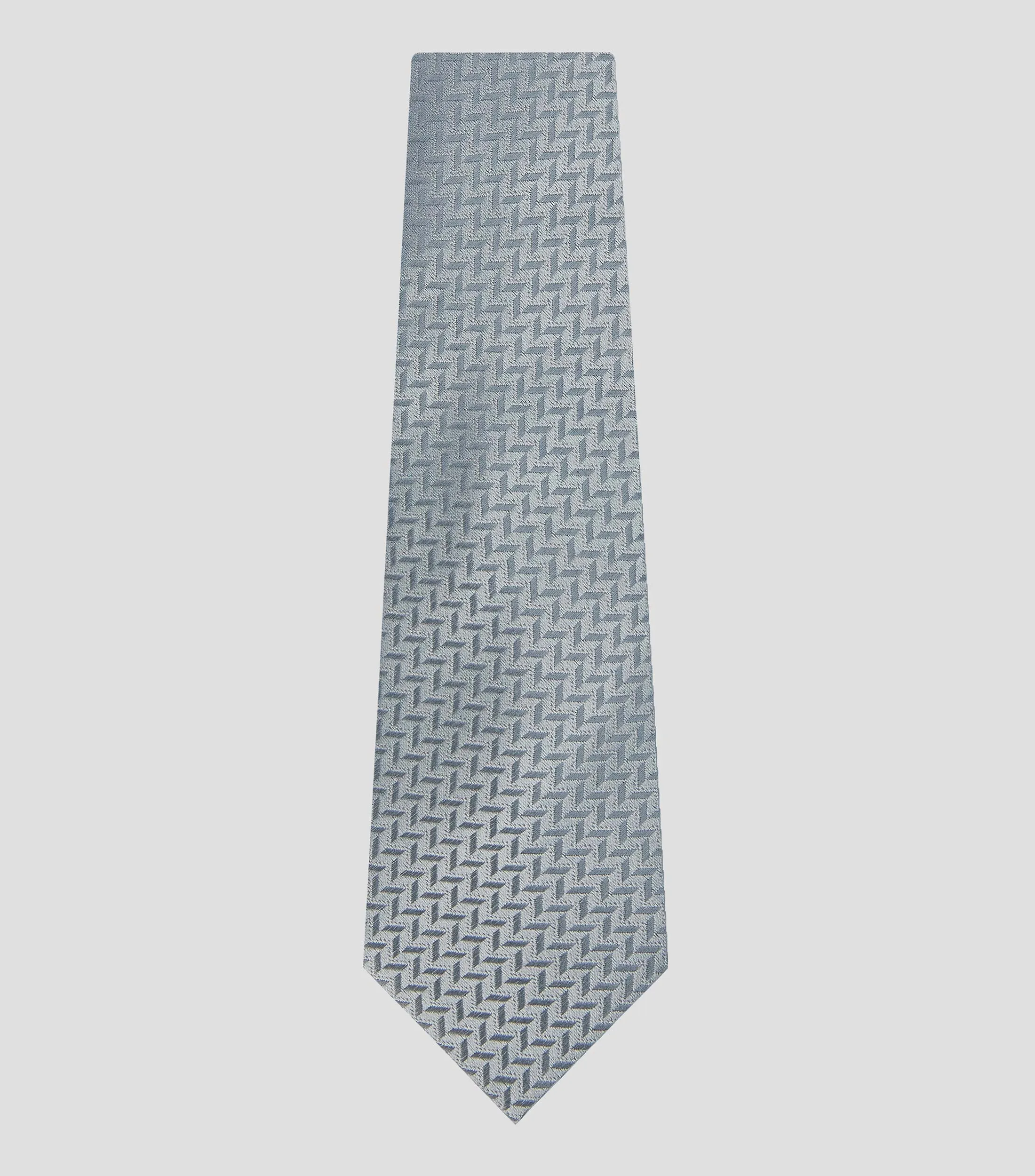 Emporio Armani Corbata Ancha de Seda Estampada