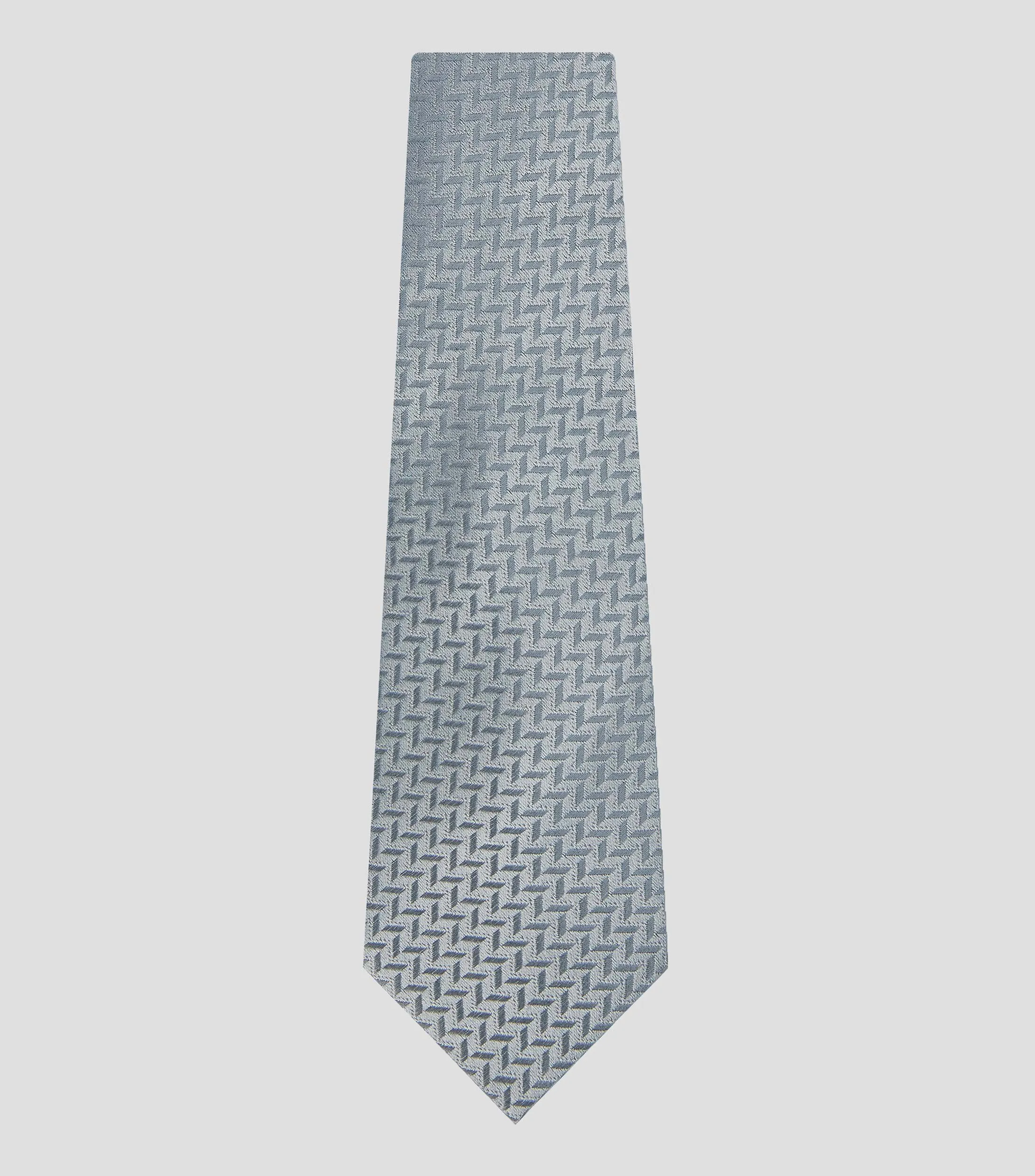 Emporio Armani Corbata Ancha de Seda Estampada