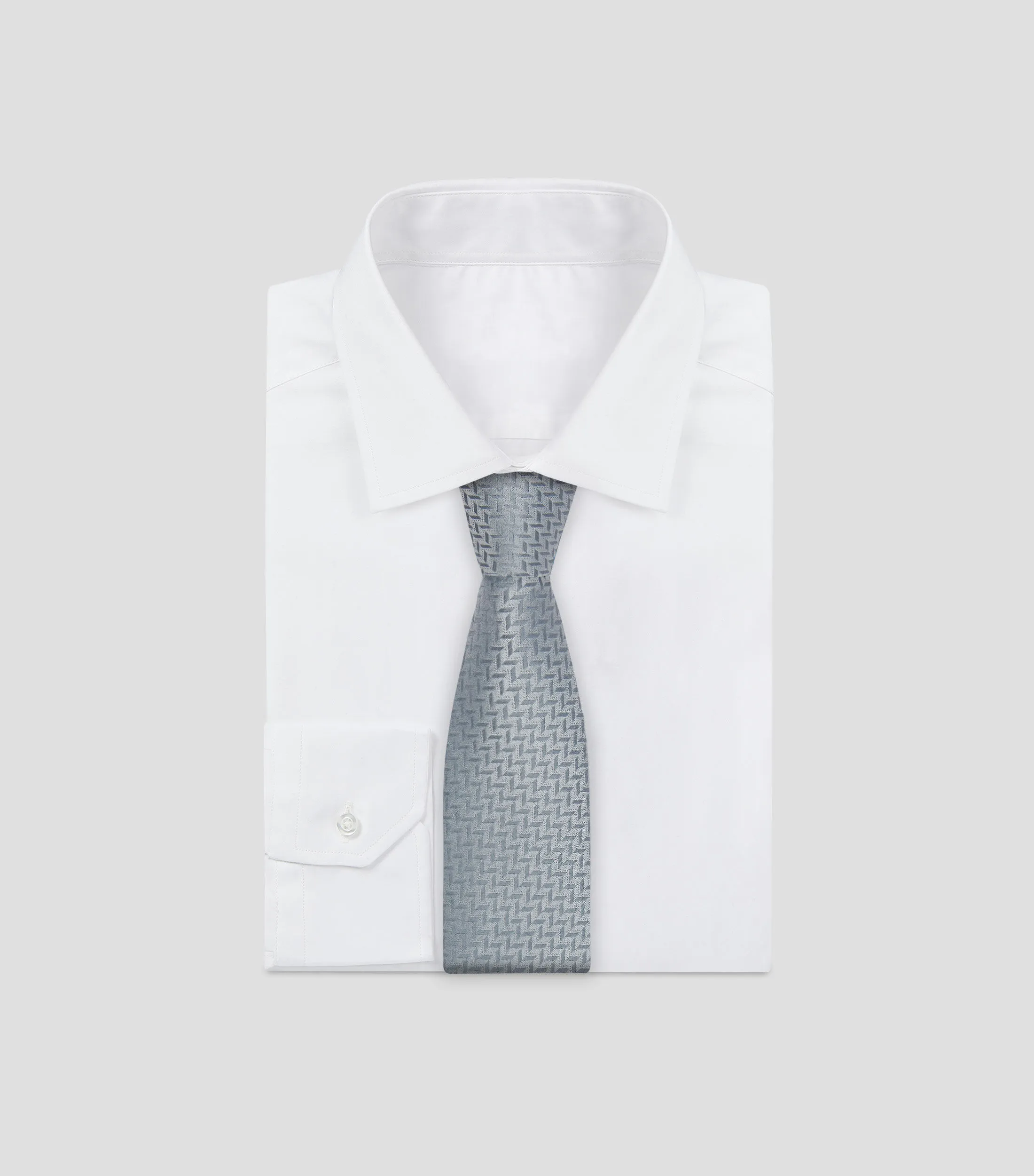 Emporio Armani Corbata Ancha de Seda Estampada