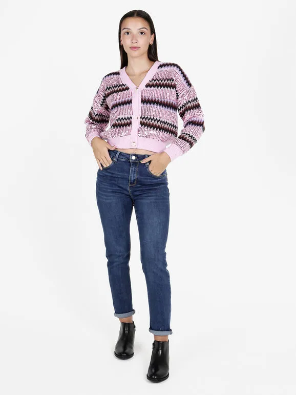 Farfallina Vaqueros de mujer de pierna recta.