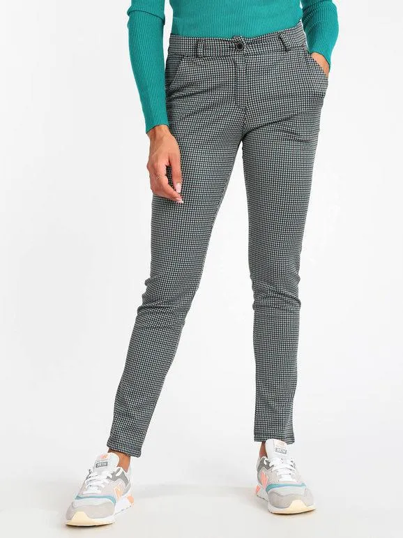 Frenetika Pantalones elegantes de pierna recta para mujer.