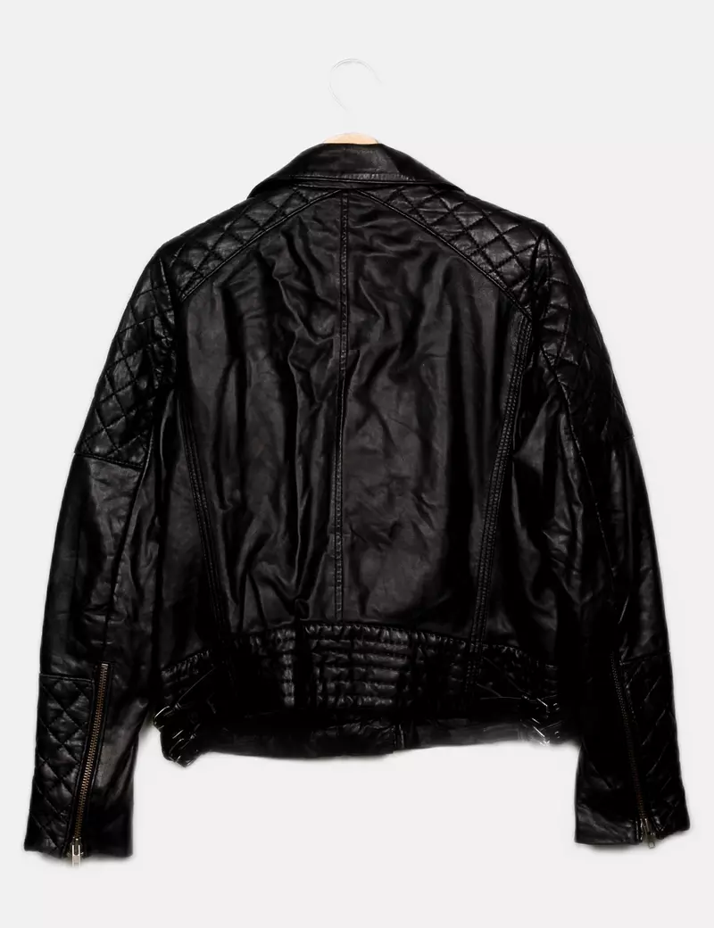 Gerard Darel Chaqueta biker Piel