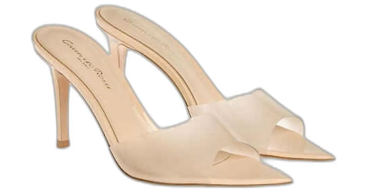 Gianvito Rossi Elle Mula Crema 
