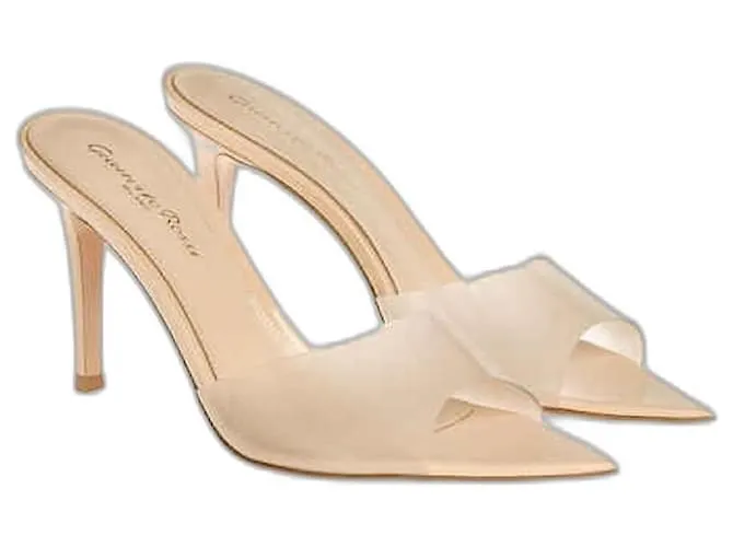 Gianvito Rossi Elle Mula Crema 