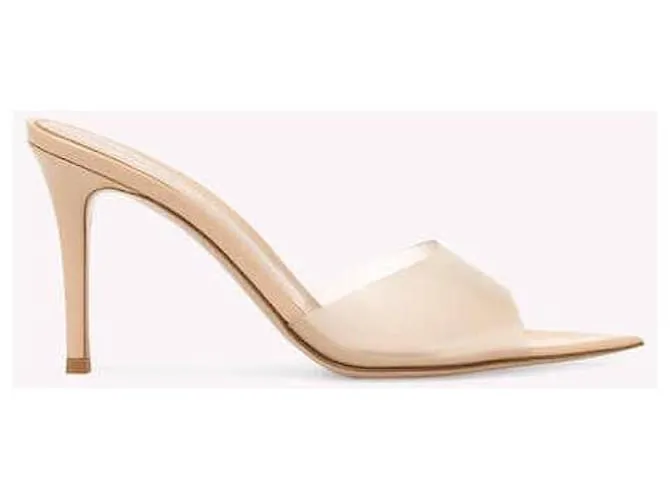 Gianvito Rossi Elle Mula Crema 