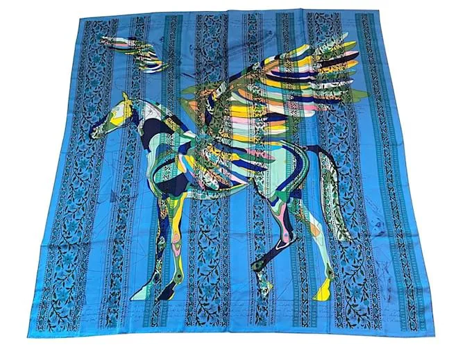 Hermès el pegaso Turquesa 