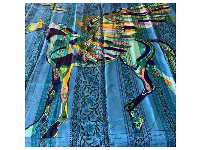 Hermès el pegaso Turquesa 