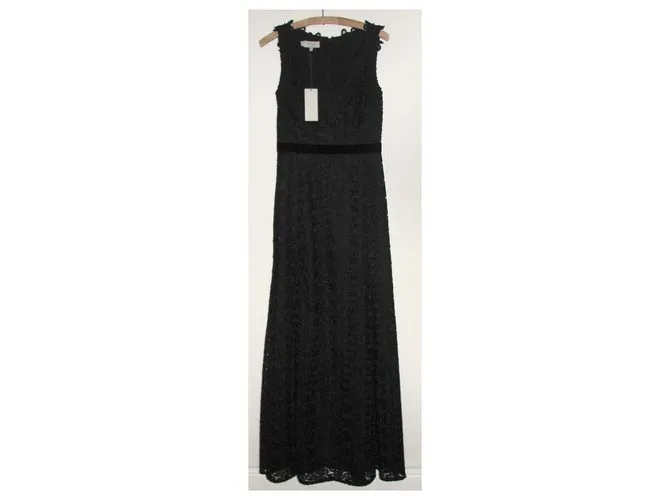 Hobbs Vestido de encaje de Roshwen Negro 