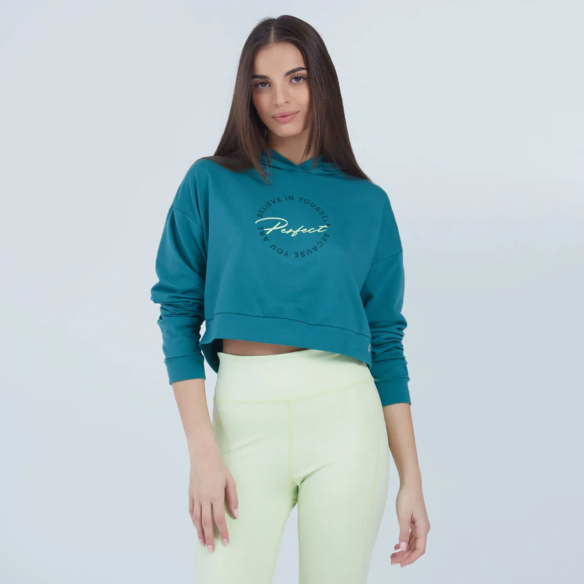 Hoddie Estampado Tipo Crop