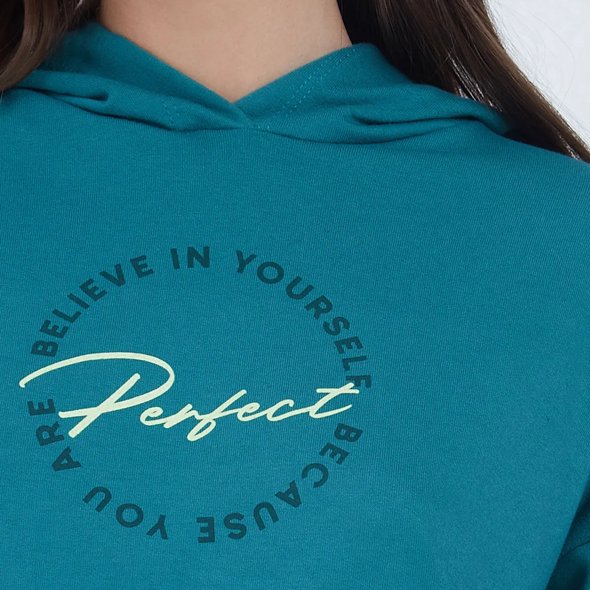 Hoddie Estampado Tipo Crop