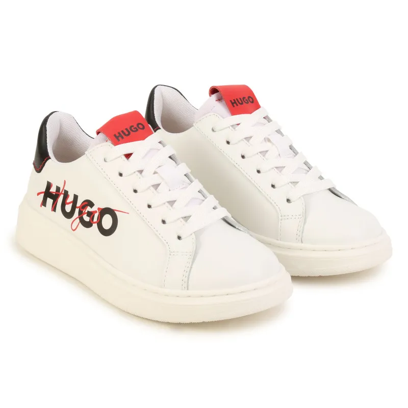 HUGO Deportivas de piel y cordones