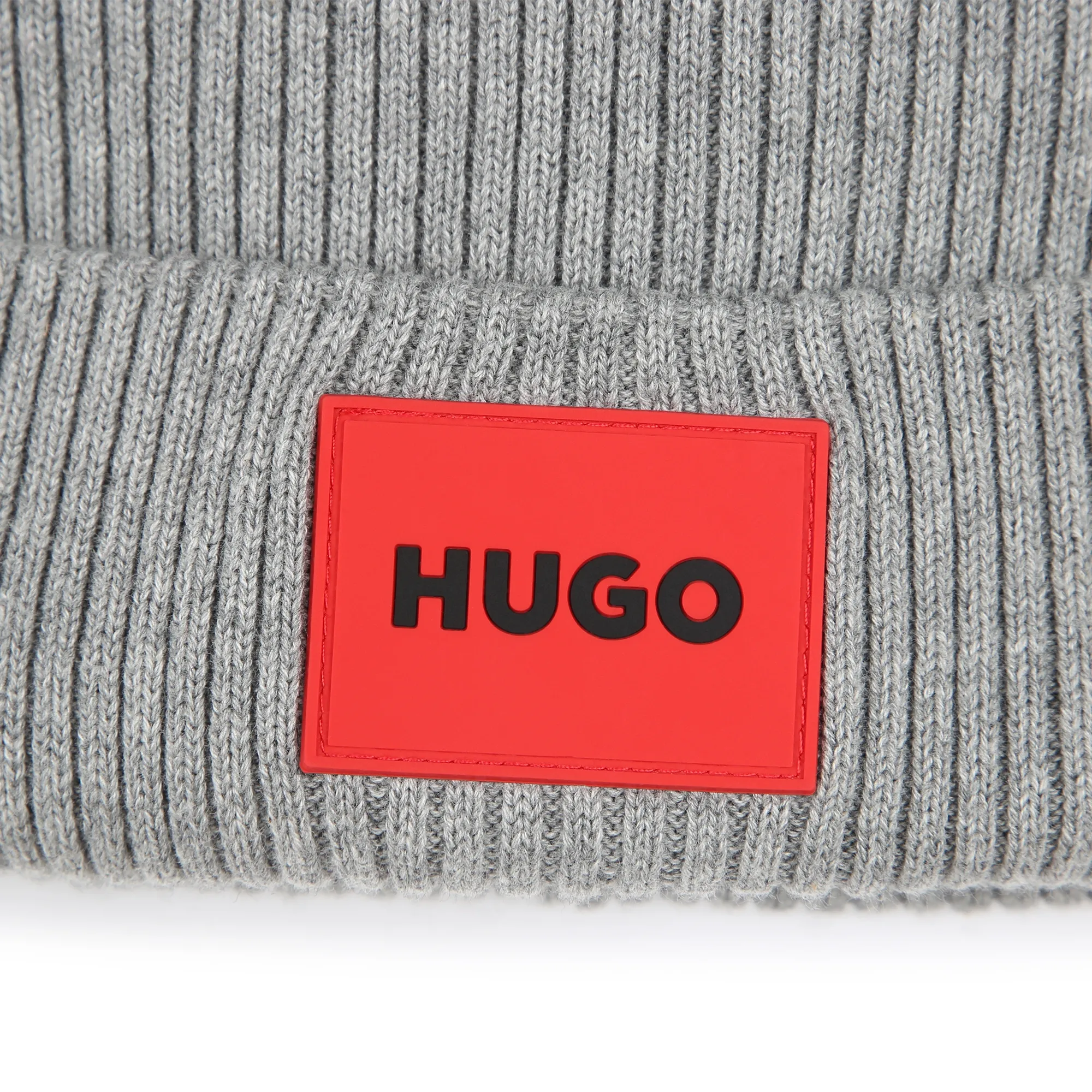 HUGO Gorro de punto de algodón