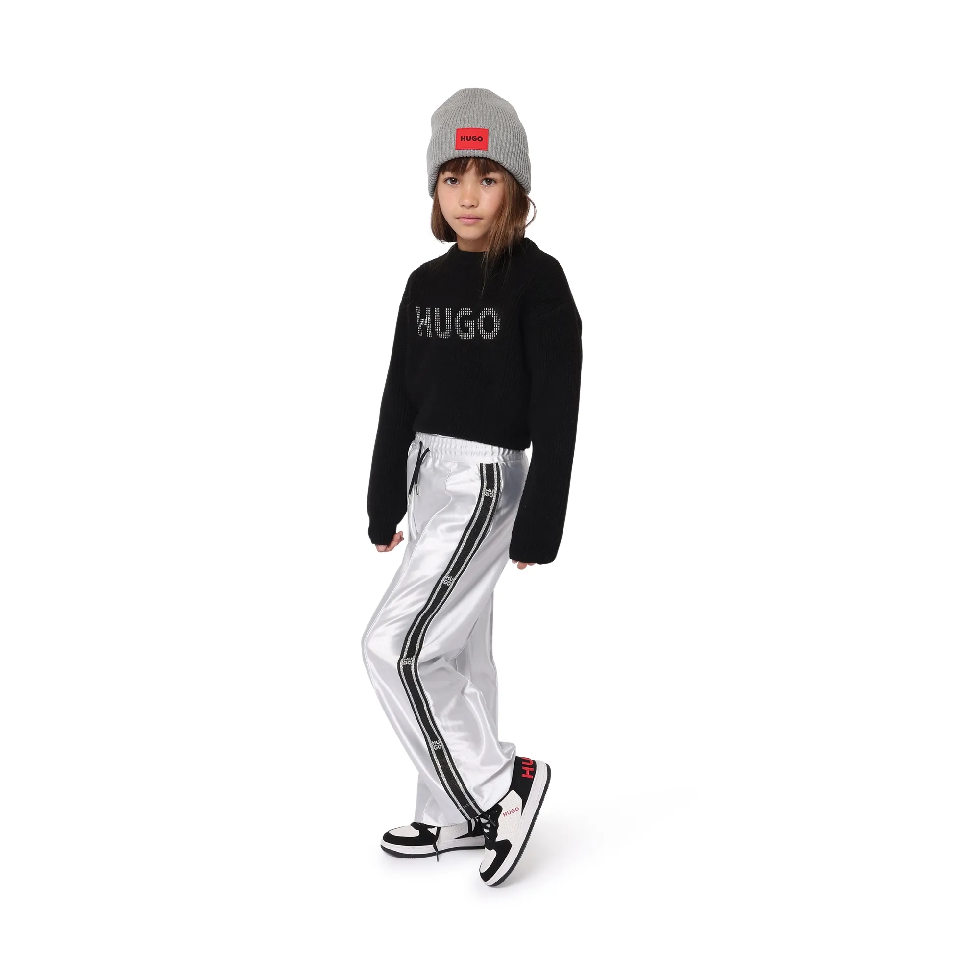 HUGO Gorro de punto de algodón