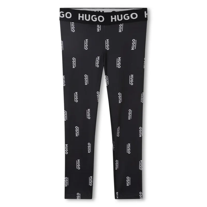 HUGO Leggings deportivos estampados